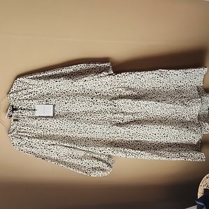 NWT! Who What Wear Long Sleeve Tiered Dress Size